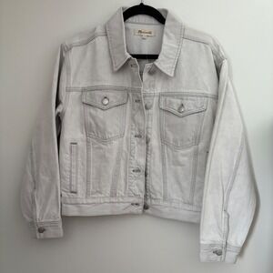 Madewell Light Gray Jean Jacket